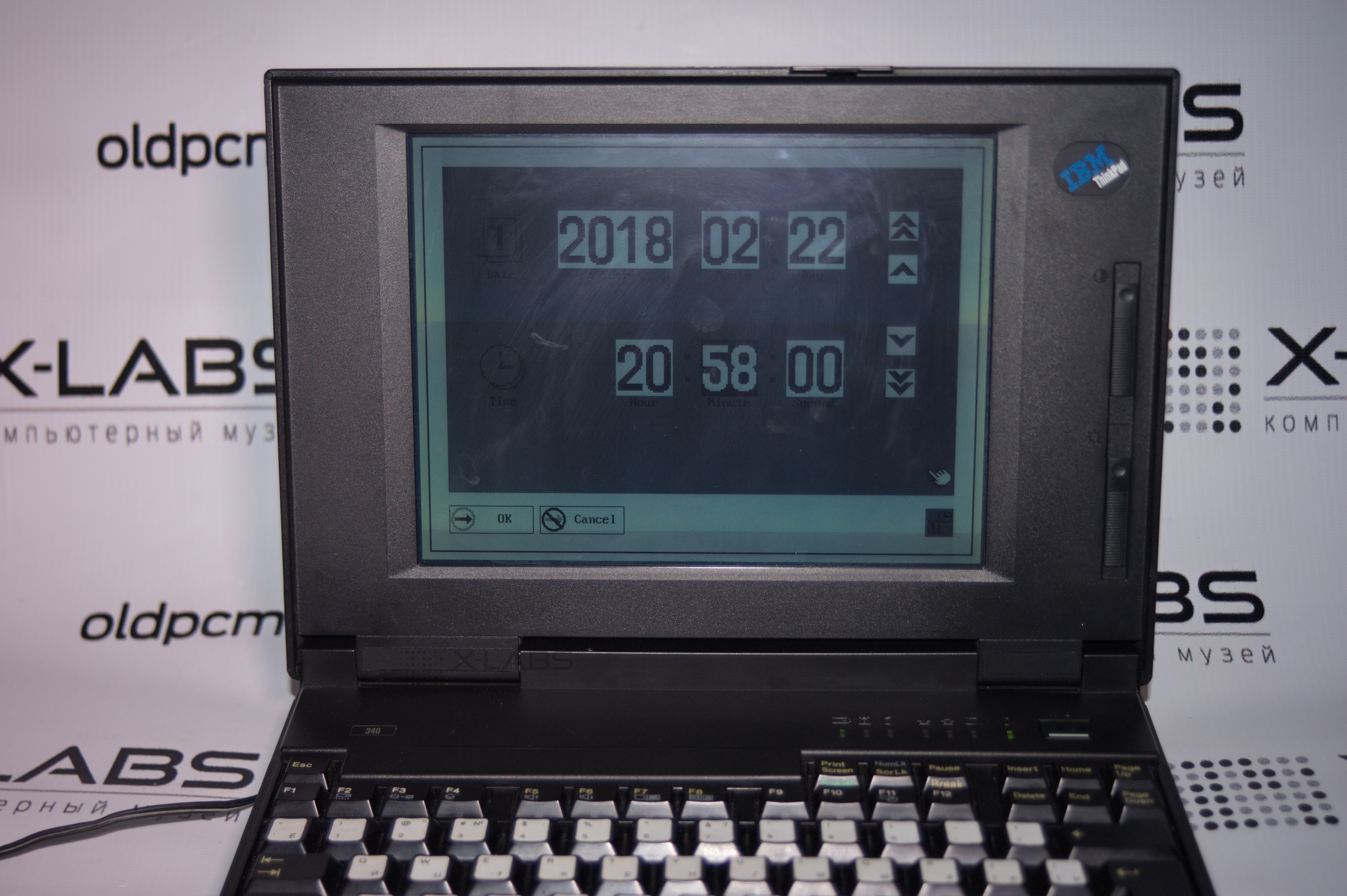 IBM Thinkpad 340 дата и время